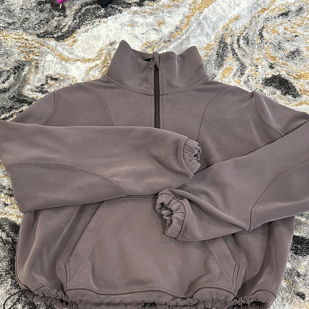 lululemon athletica Charcoal Women's Cowl Sweater